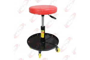  Adjustable Home Automotive Casters Mechanic Roller Seat W/ Tool Storage Tray